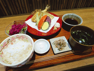 米と天ぷら悠々 天ぷらごはん
