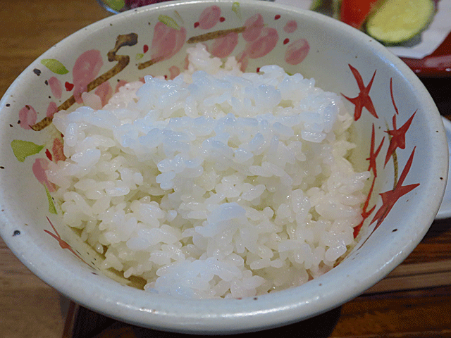 米と天ぷら悠々 蛇紋岩米