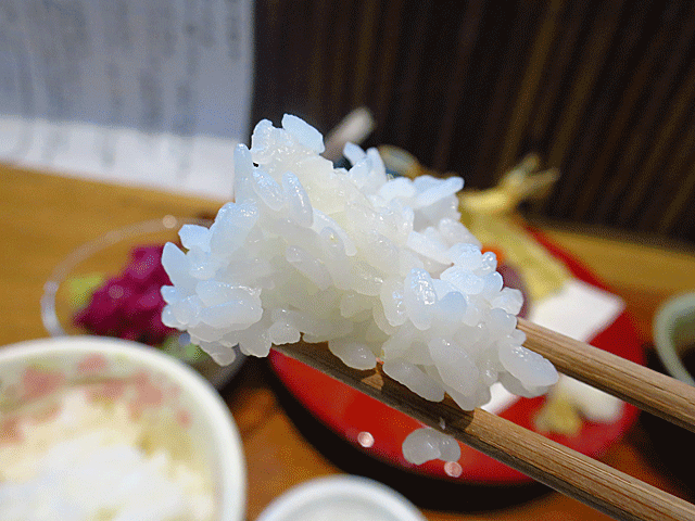 米と天ぷら悠々 蛇紋岩米２