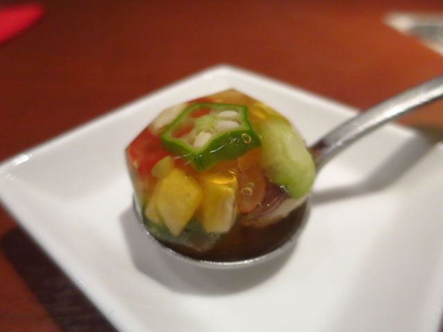 楽食楽酒 iwakoro (イワコロ)蛸と夏野菜の土佐酢ジュレ