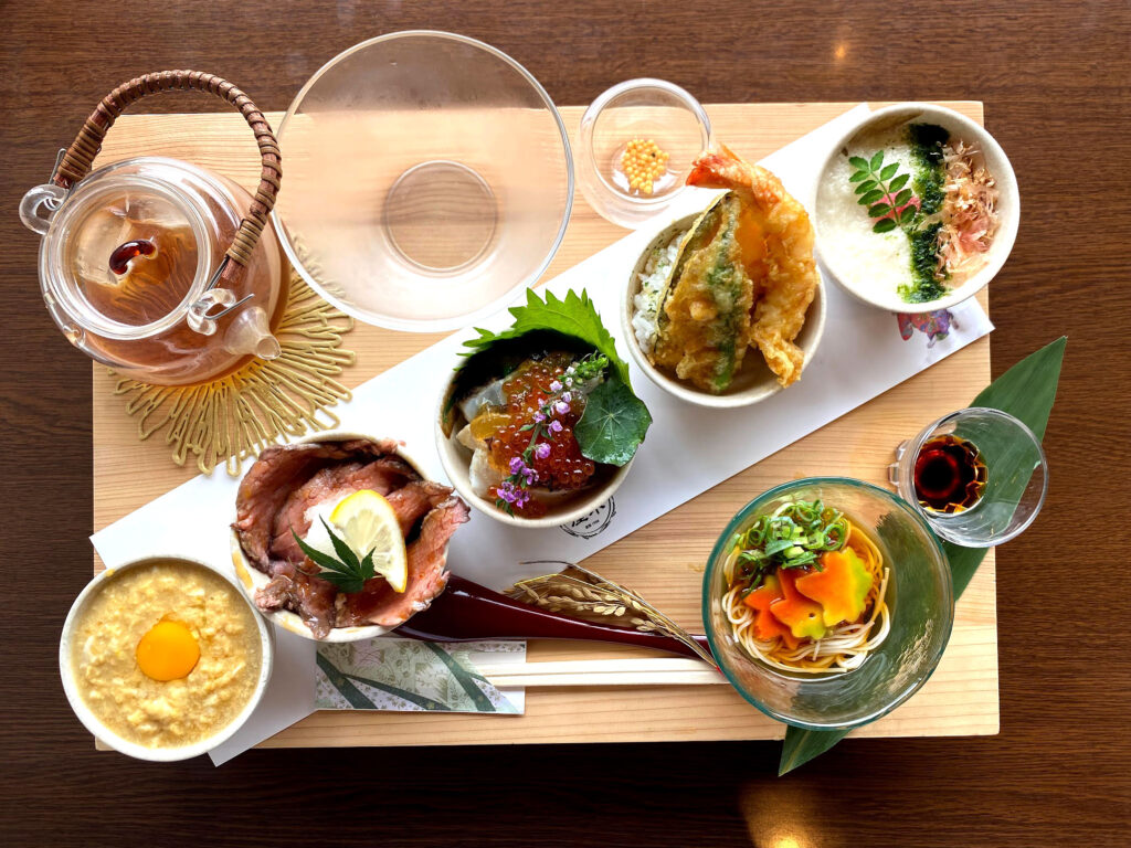 嵐山 五木茶屋 五種類の京丼食べ比べがウルトラ最高 プーさんの満腹日記 大阪 高槻 茨木 吹田 豊中 箕面 のランチ ディナー情報更新中