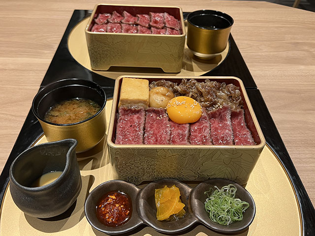 難波『和牛 韋駄天(IDATEN)』肉匠 なか田の姉妹店の肉重は超ウルトラ